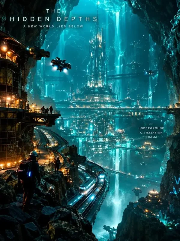 地底航线 短剧封面 - 窝窝影院地底文明题材